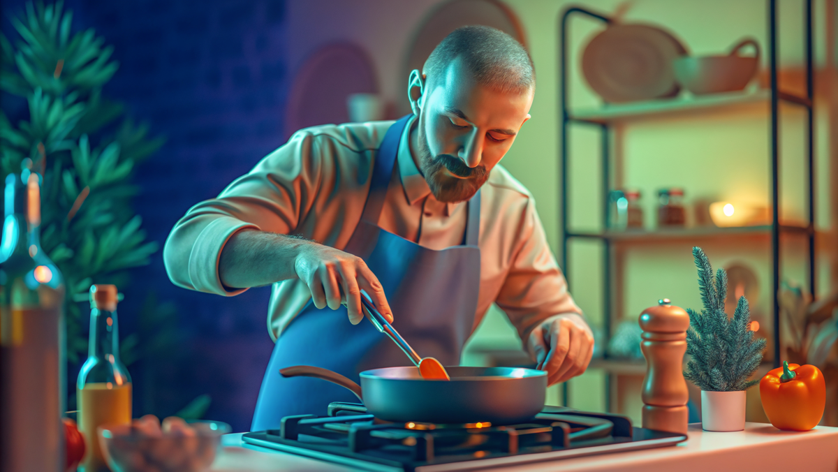 Готовка нескольких блюд учит производственному порядку. Я расскажу об этом позже.