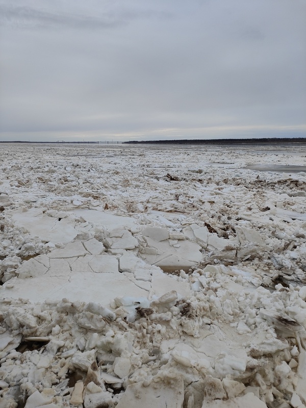 1 мая. г.Сургут, река Обь, Набережная Олега Марчука