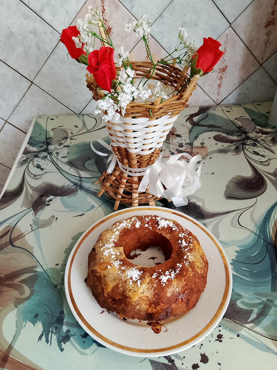 Кекс с цедрой мандарина.