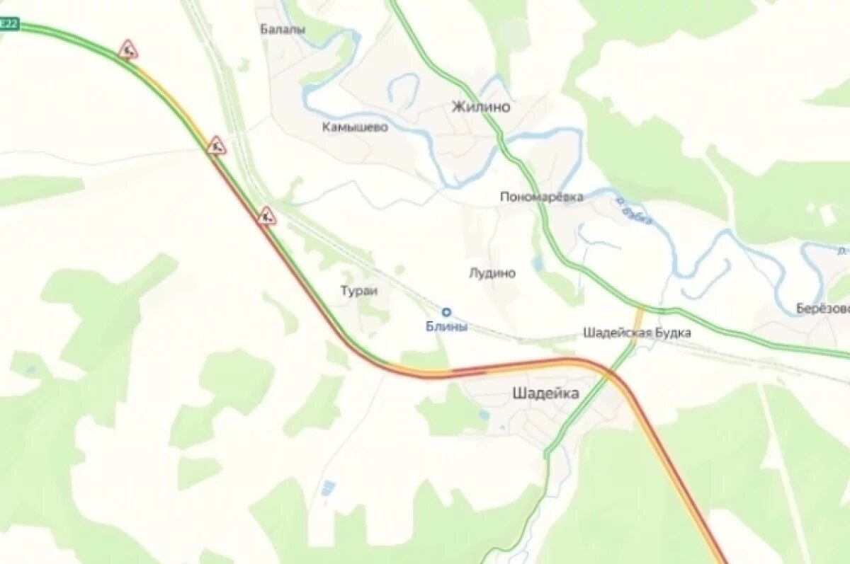    В Прикамье автомобилисты сообщают о 7-километровой пробке в сторону Кунгура