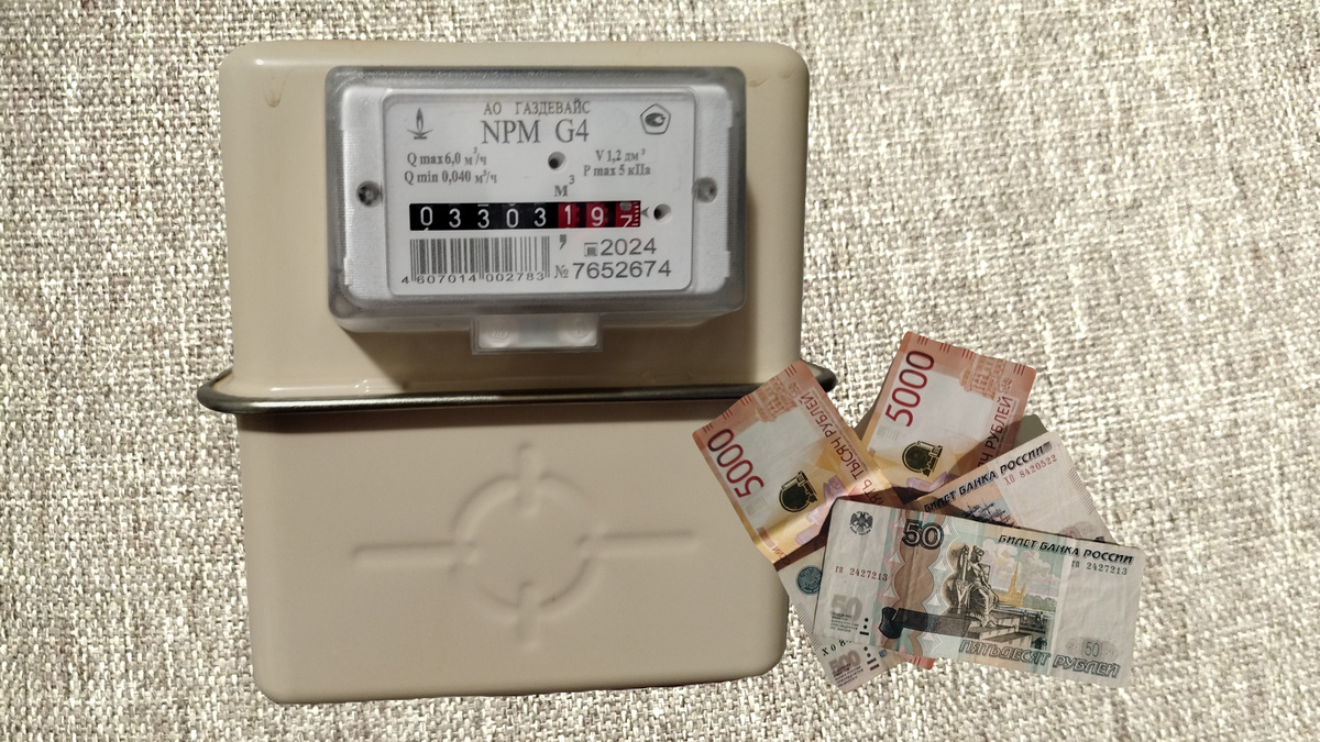 Счетчик газа. Фото автора.