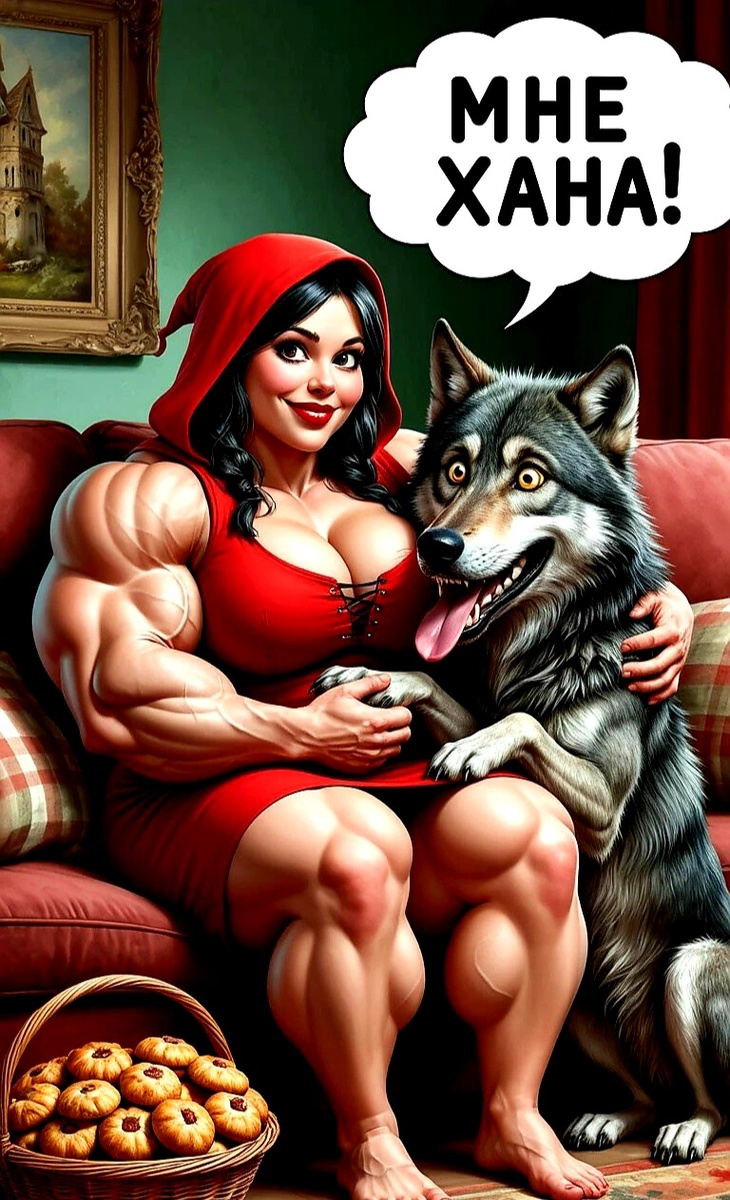 Красная Шапочка и волк 