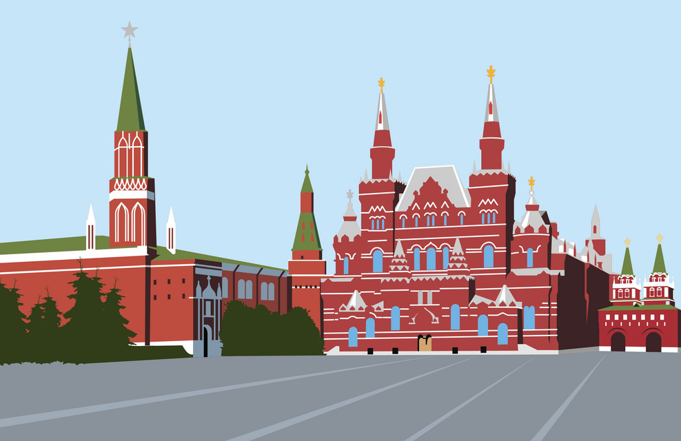 Красная площадь. Источник: vectorstock.com