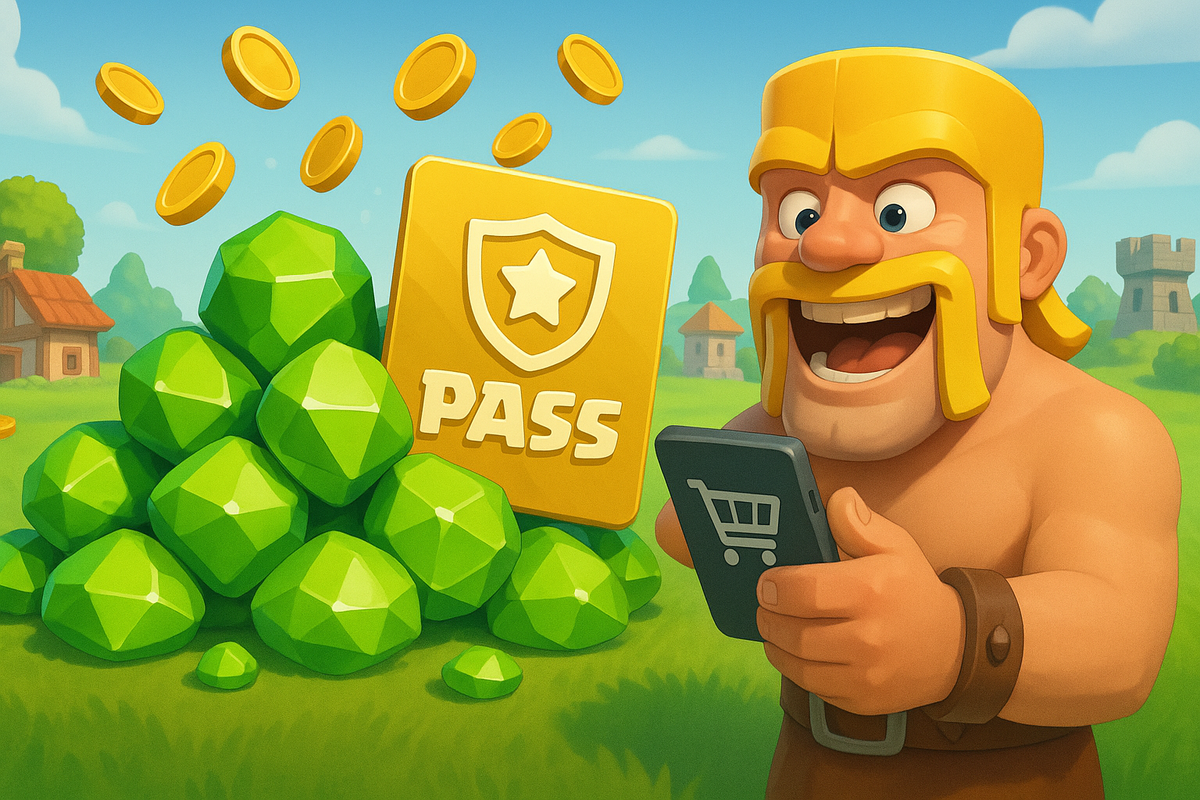 Clash of Clans купить гемы и пропуск - актуальные способы 2025.