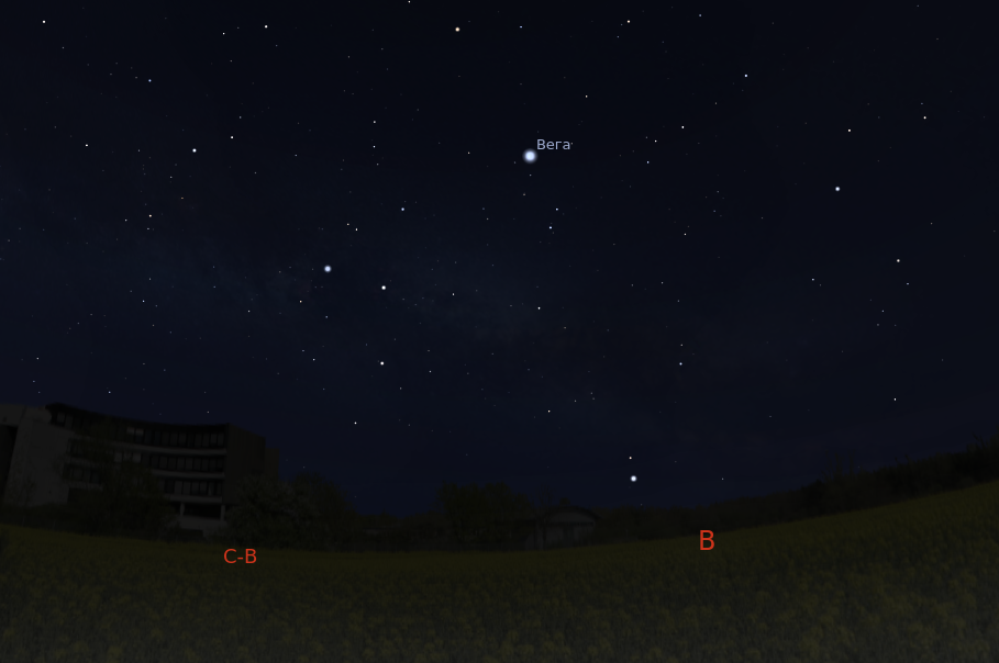 Летне-осенний треугольник после 23:00