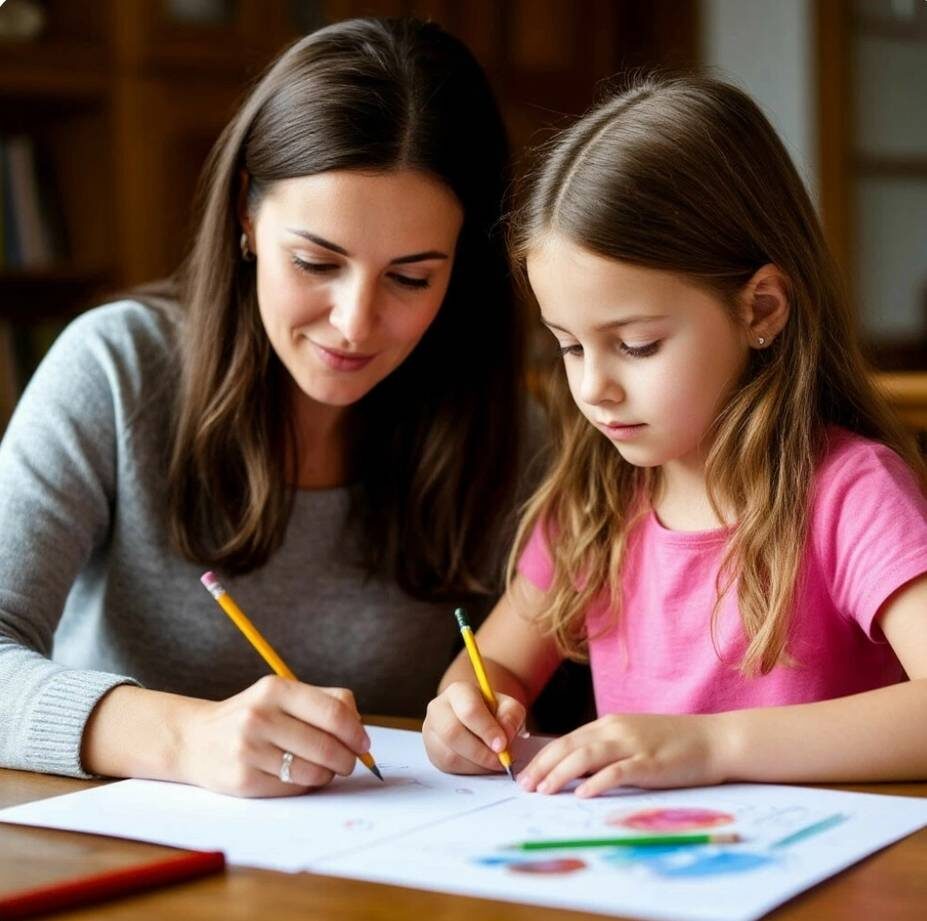 Совместное рисование - отличное занятие!