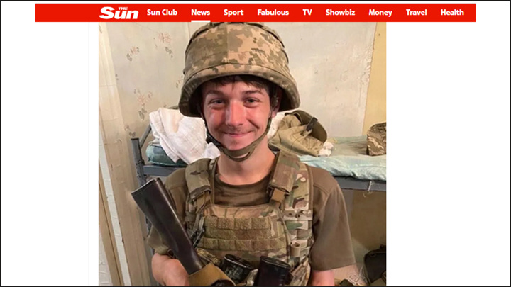    Типичный пример: желтушный таблоид The Sun сообщает о ликвидации 18-летнего Джеймса Уилтона