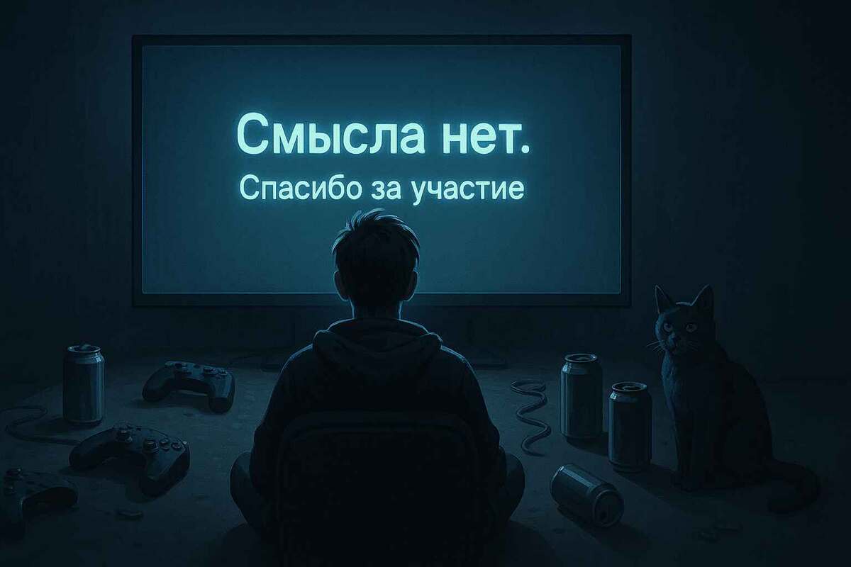 (цифровая притча о конце, который ничего не объясняет)