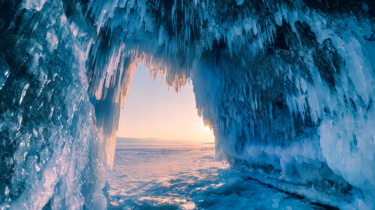 ледовые гроты Байкала