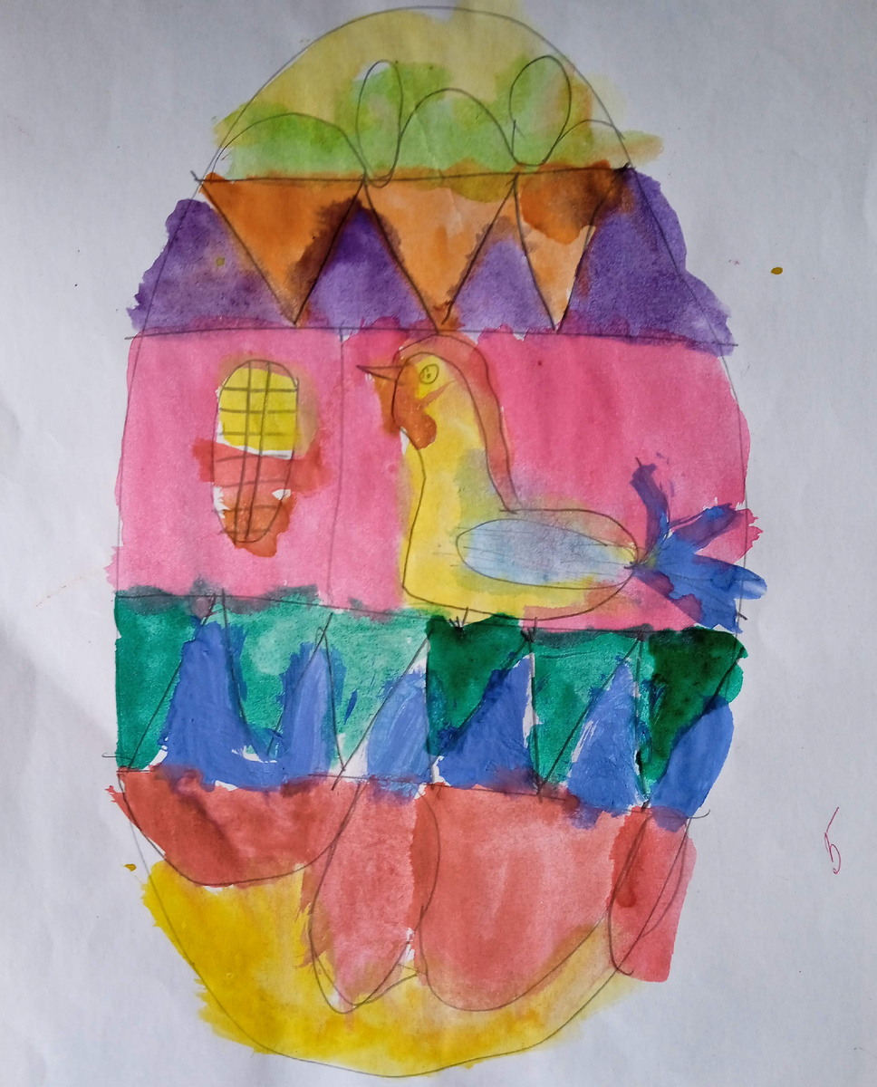 Мой рисунок "Пасхальное яйцо"