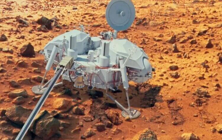 Возможно, жизнь на Марсе была уничтожена аппаратом «Викинг-1». Источник изображения: rwspace.ru