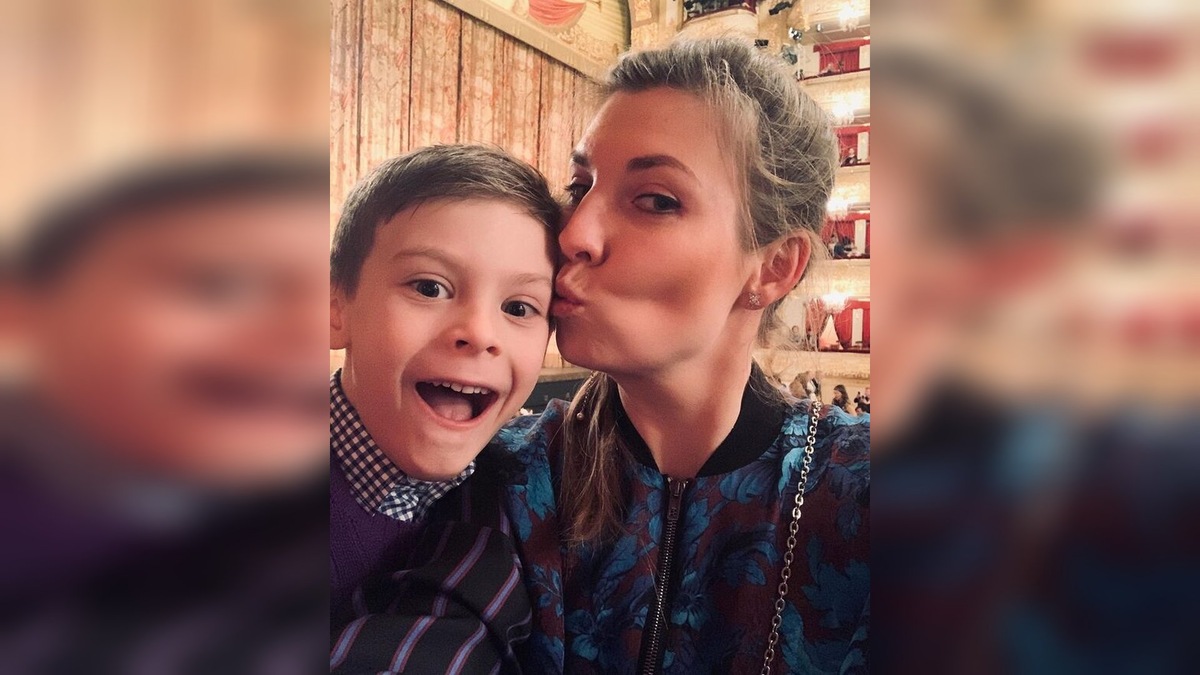 Ольга Скабеева с сыном