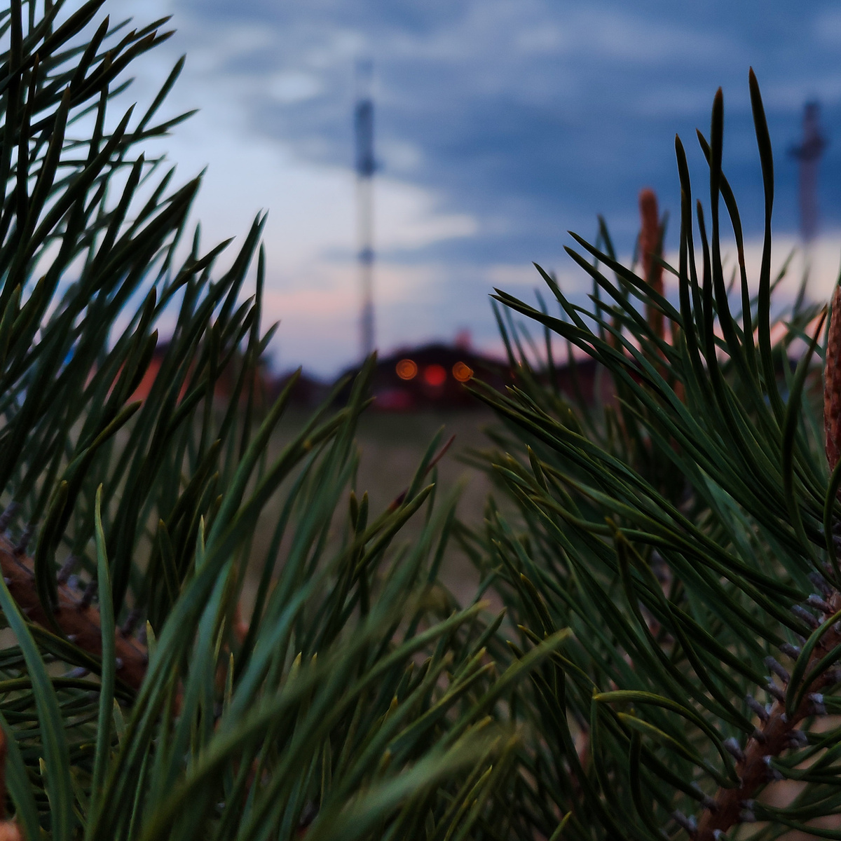 Ночная Усмань. Фото автора. 