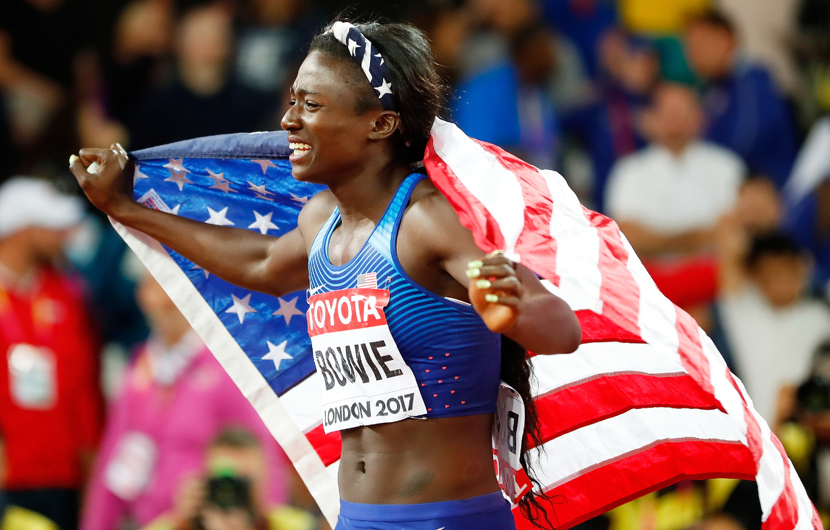 Бегунья Тори Боуи. Фото: GLOBAL LOOK PRESS