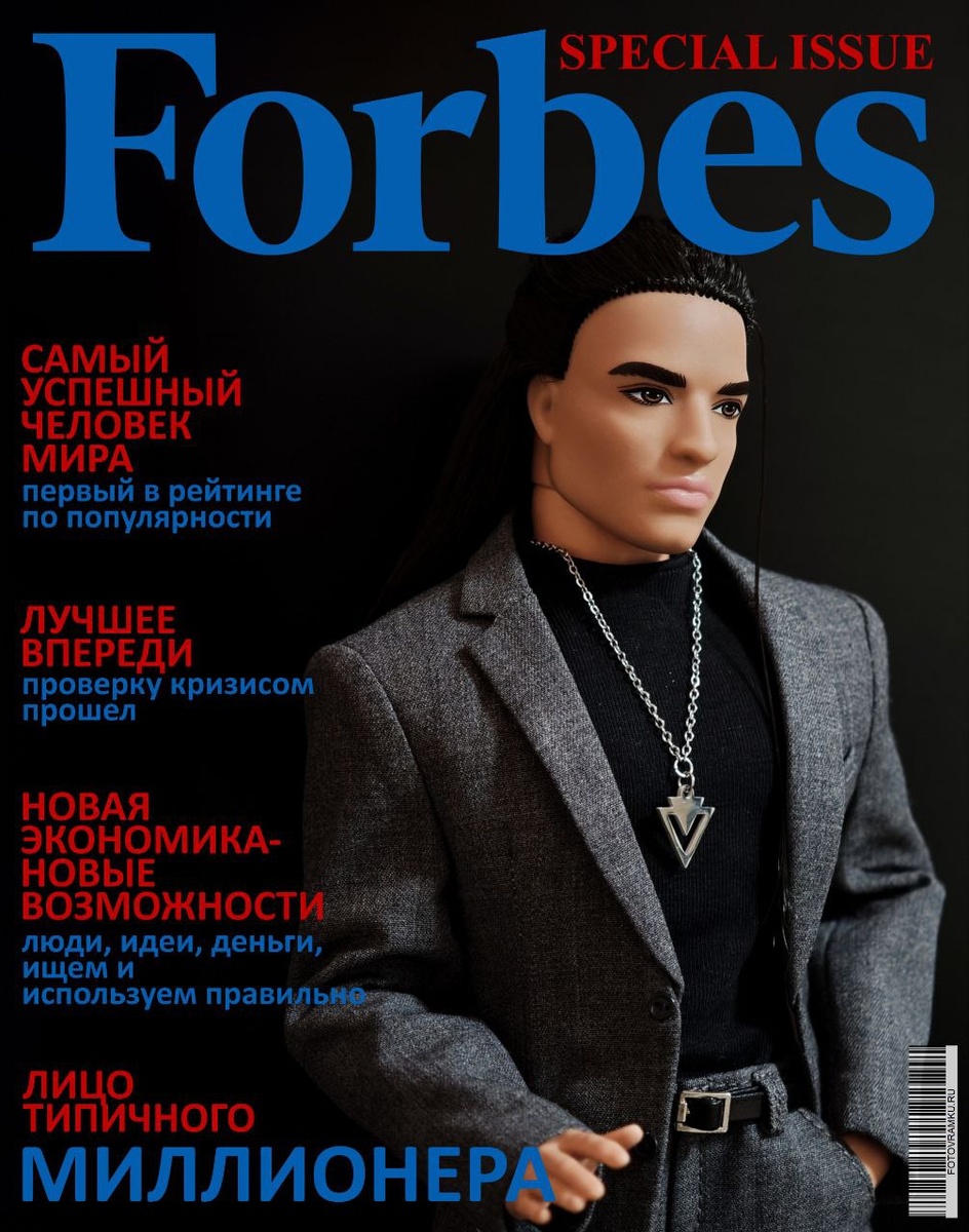 Barbie Looks Кэм на обложке Forbes