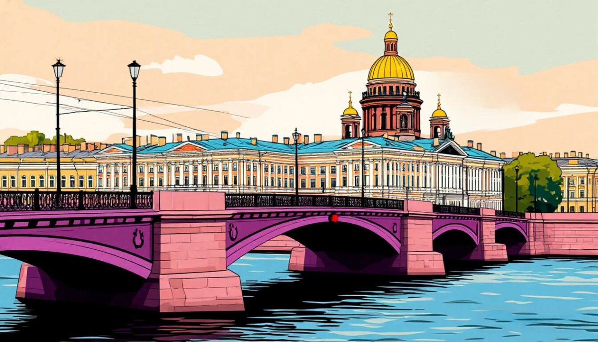 Санкт-Петербург глазами нейросети Шедеврум