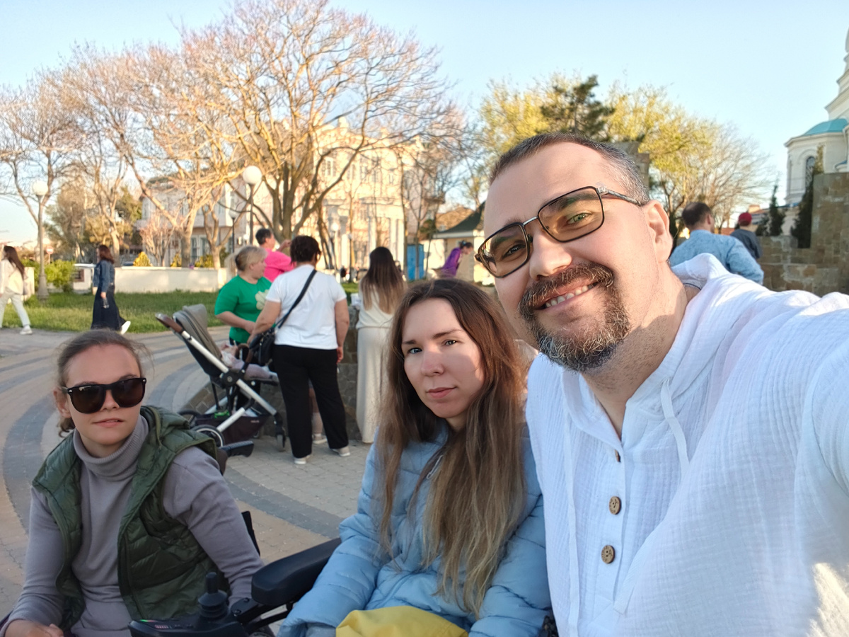 На экскурсии в Евпатории