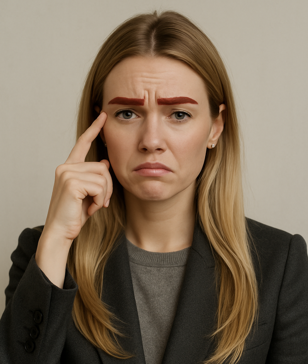 Удаление красных бровей ремувером Zero