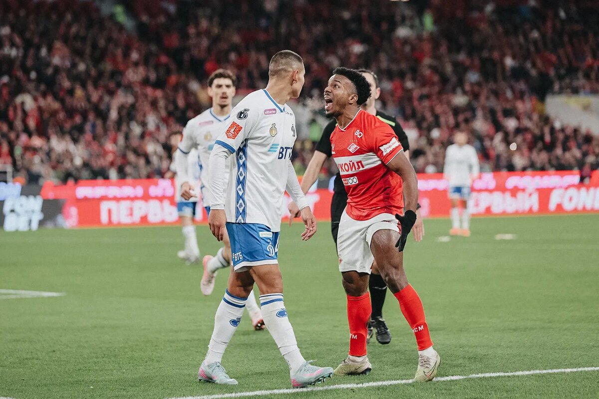 Эпизод матча Спартак - Динамо. Фото ФК СПАРТАК 