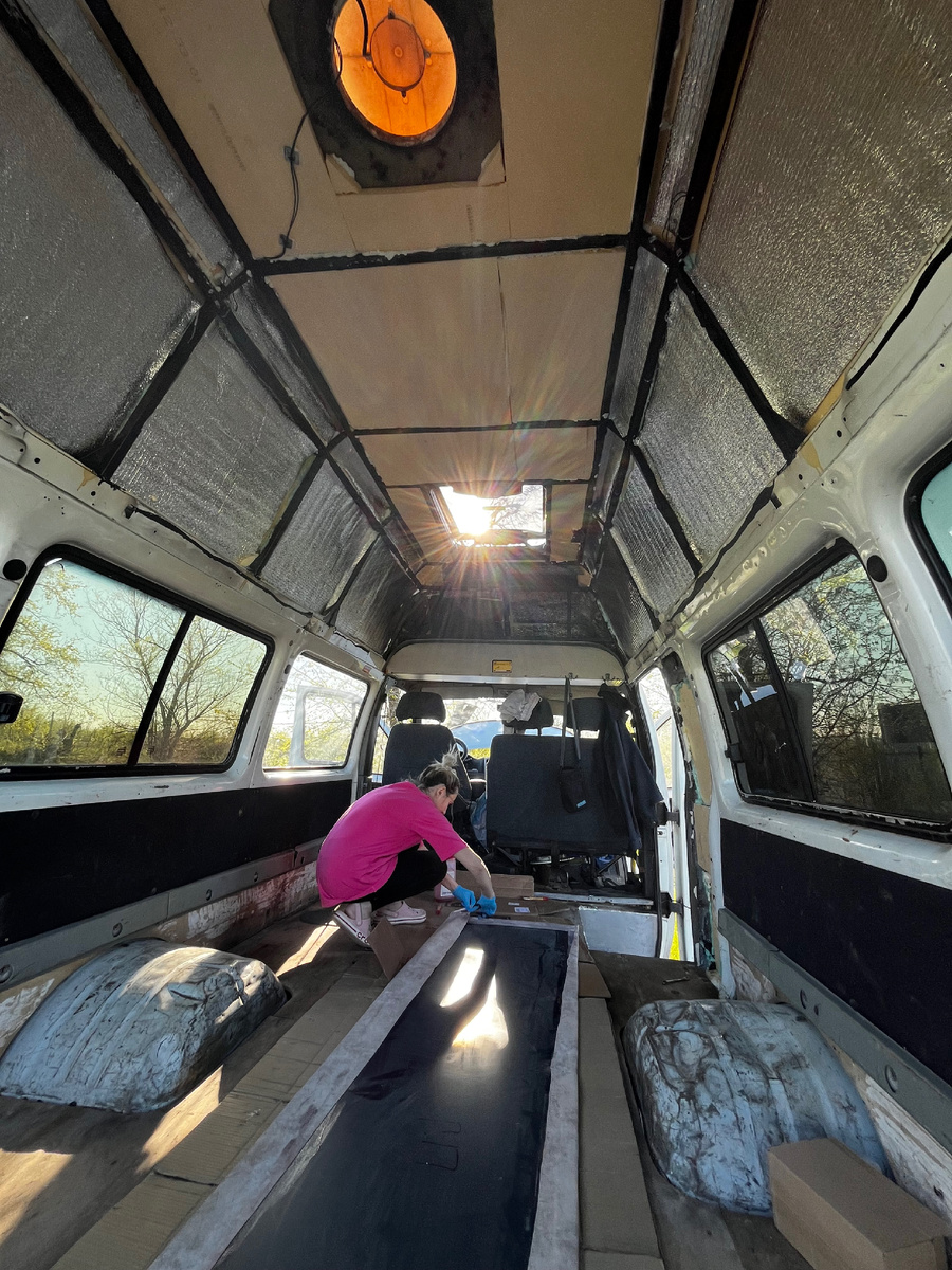 Будущий дом на колёсах(