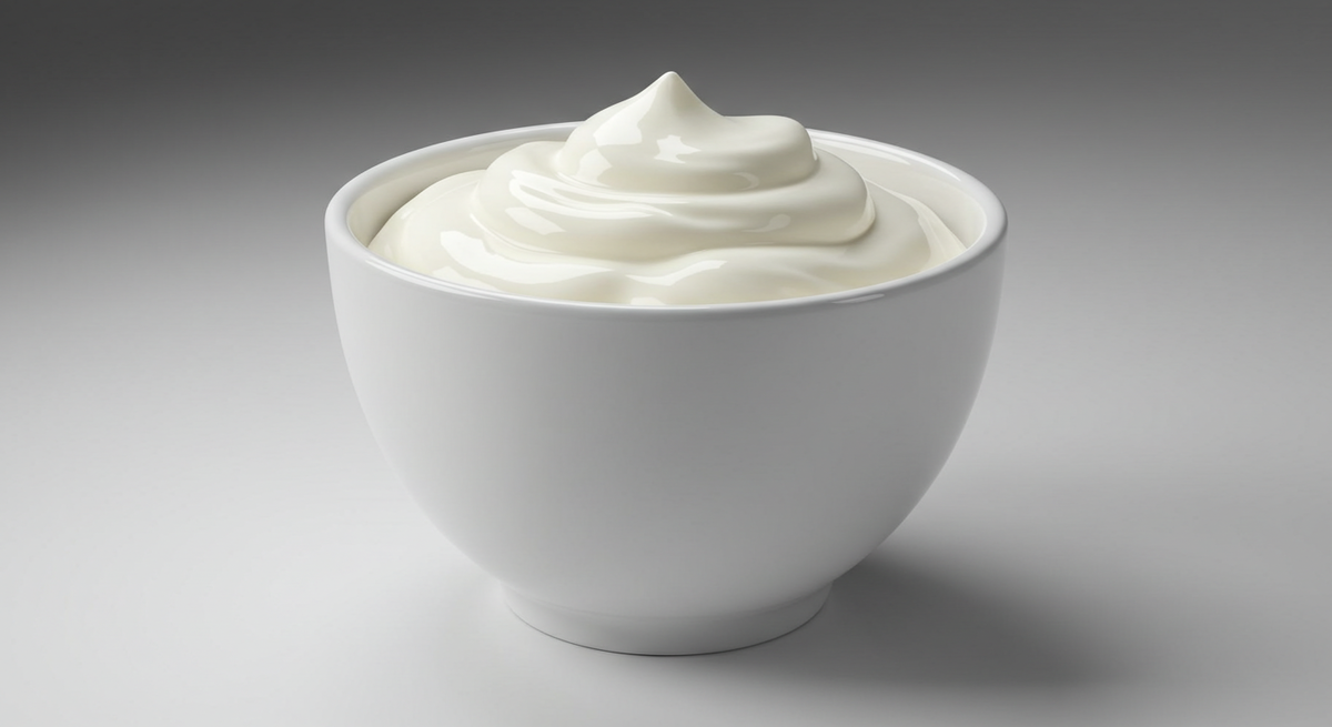 Сметана в пиале