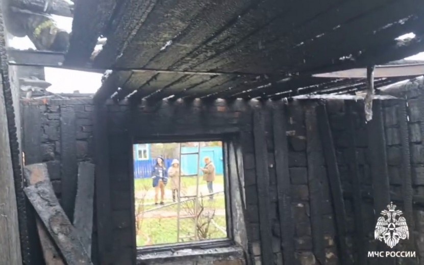    Два пожара одновременно произошли в одном из райцентров Удмуртии