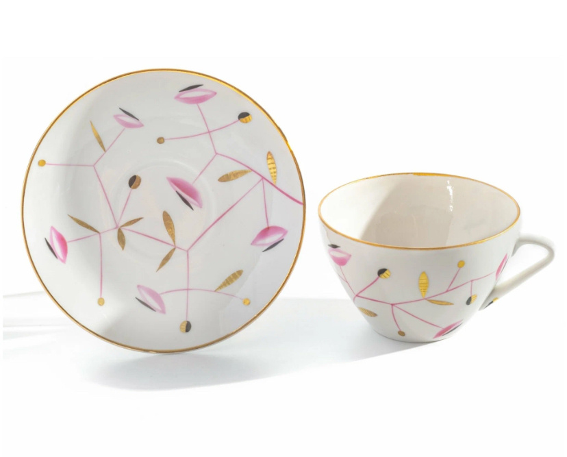 ЛФЗ. Форма «Утро», авт. В.Л. Семенов. Рисунок «Сетка», Л. К. Блак.