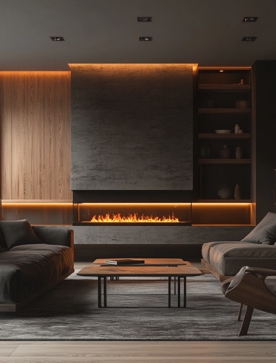    Лучшие электрокамины 2024: уютный дом с Glenrich Freestyle в стиле хай-тек Kamin