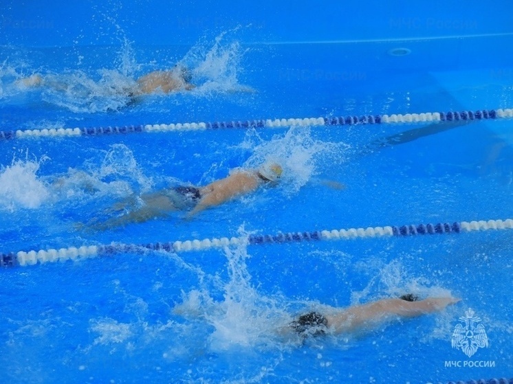    В спартакиаде «Динамо» по плаванию серебряными призерами стали амурские бойцы МЧС фотО: пресс-служба ГУ МЧС России