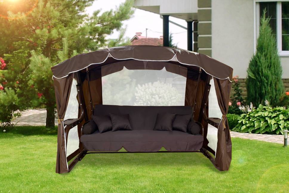 Качели садовые СИНГАПУР шоколад