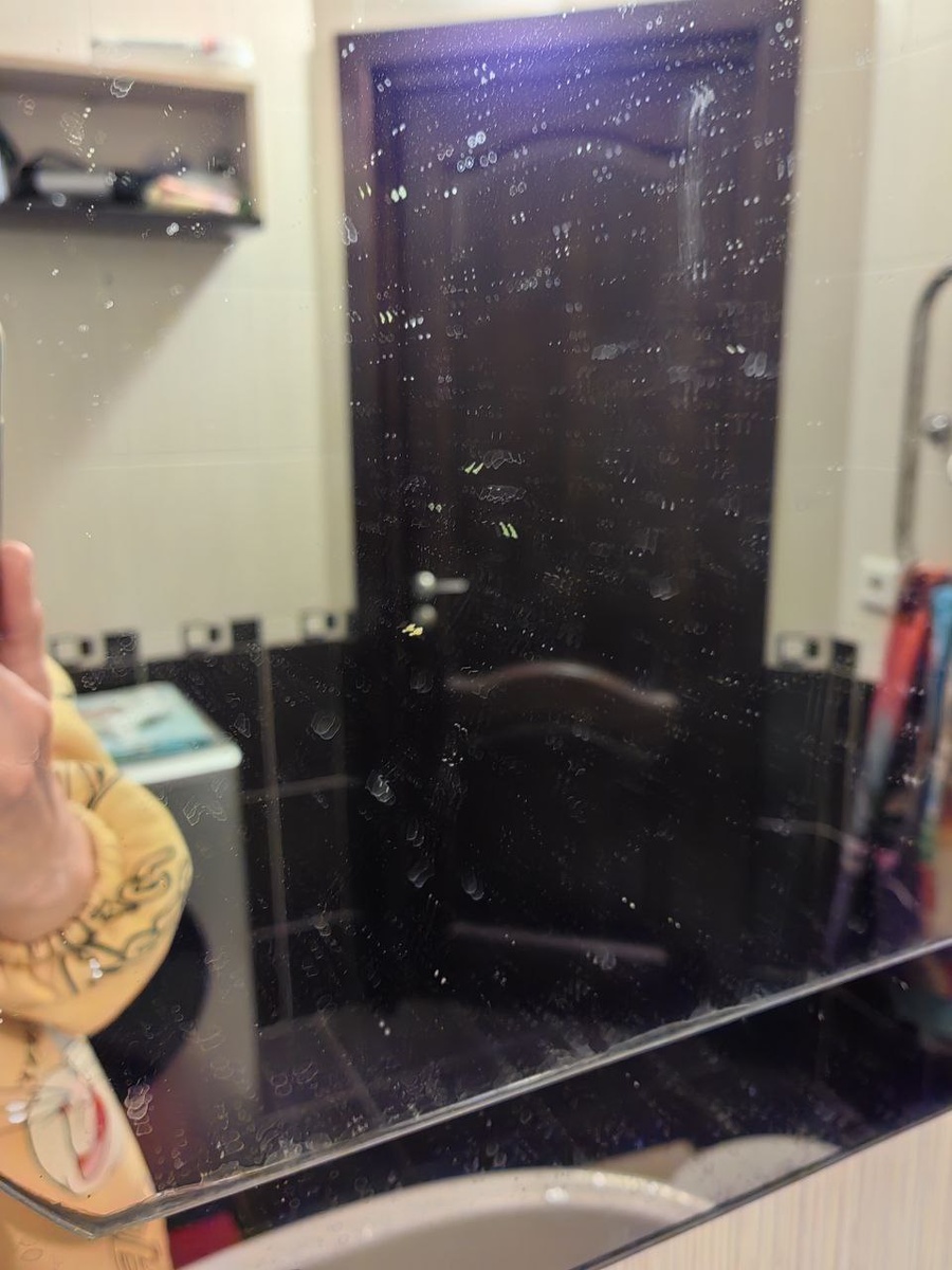 Зеркало со стандартным загрязнением