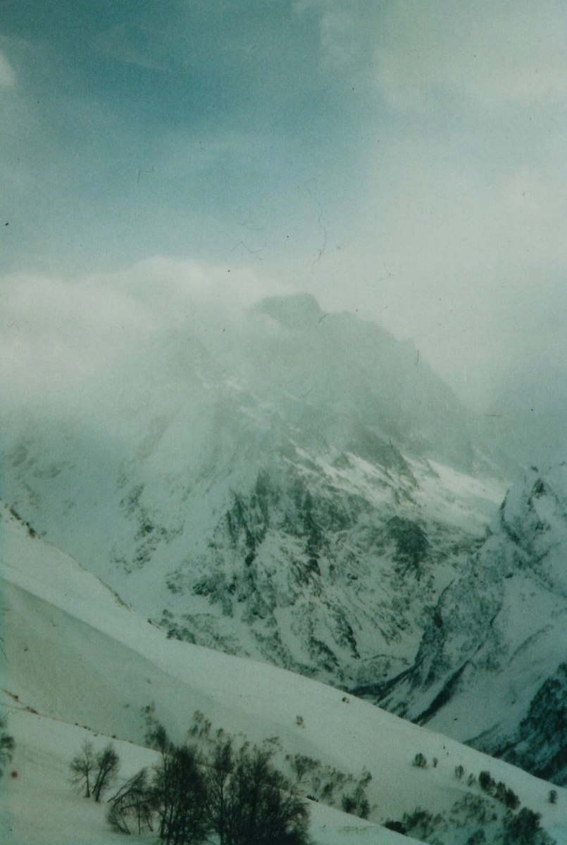 Домбай 1990 год. Фото автора.