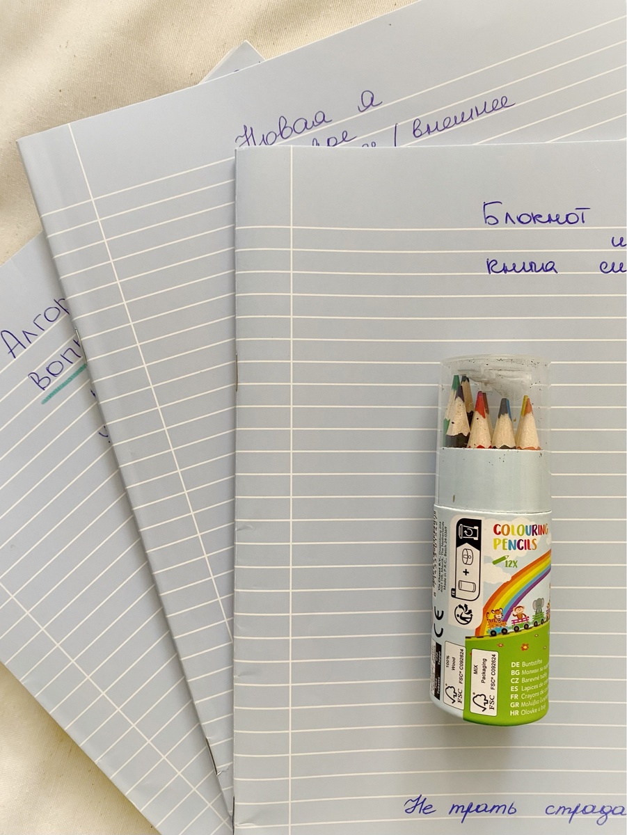 У меня не дневник, но сразу три теради под рукой -под разные темы. Я пишу или зарисовываю часто