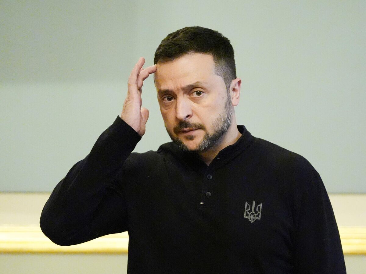    Владимир Зеленский© AP Photo / Mark Schiefelbein