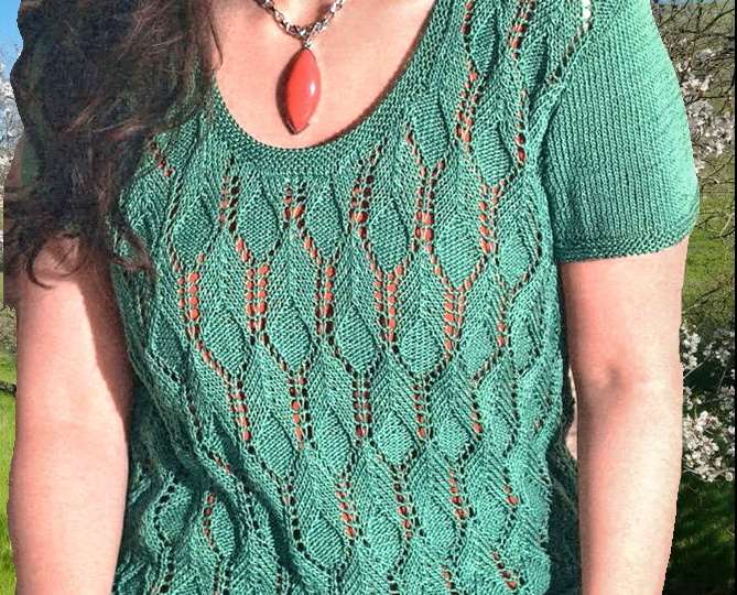 О милом лете замолвите слово! 10 летних моделей спицами (схема+выкройка)