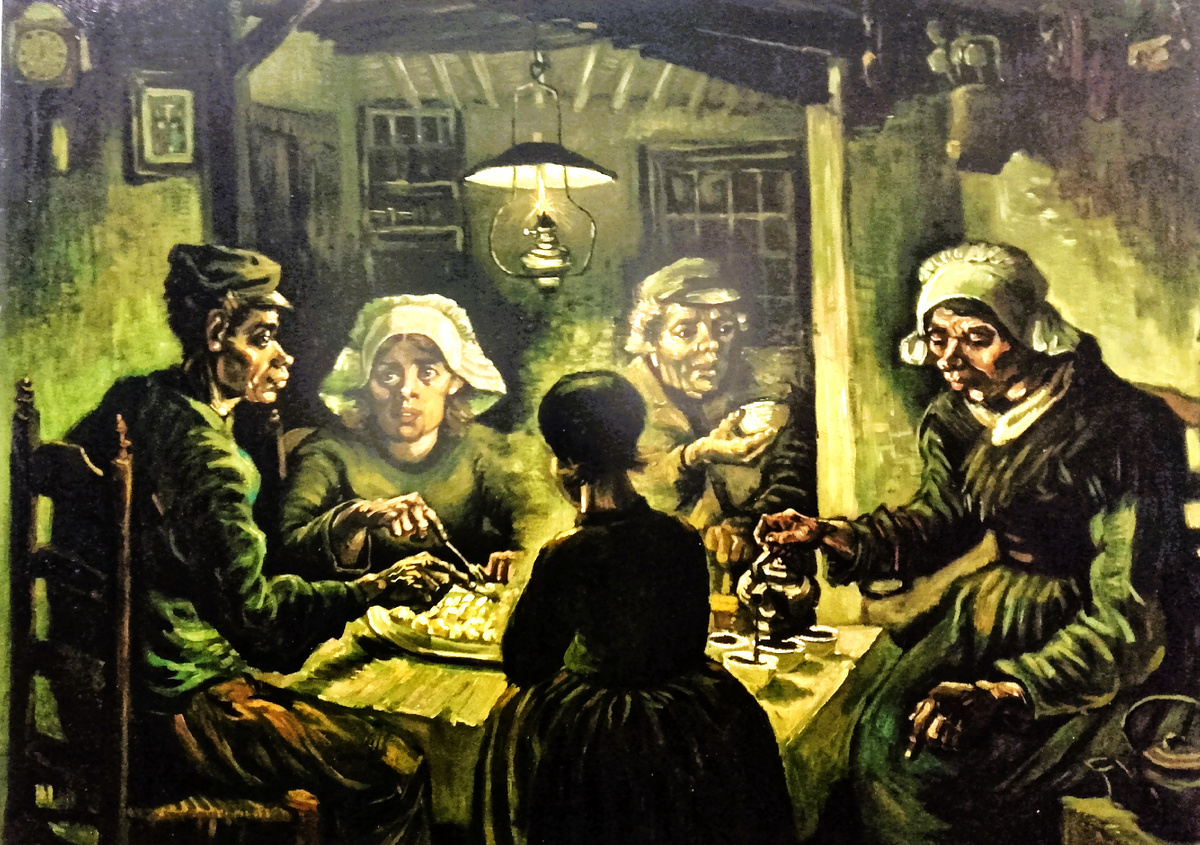 Едоки картофеля. Винсент Ван Гог. Фото автора