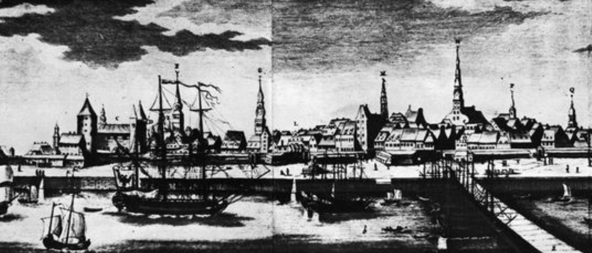 Панорама Риги, 1795 год © russkije.lv