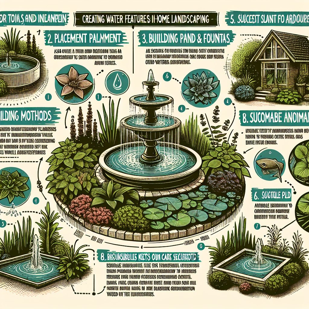 ландшафтный дизайн с водоемом
пруд на участке своими руками
декоративный фонтан для дачи
уход за садовым прудом