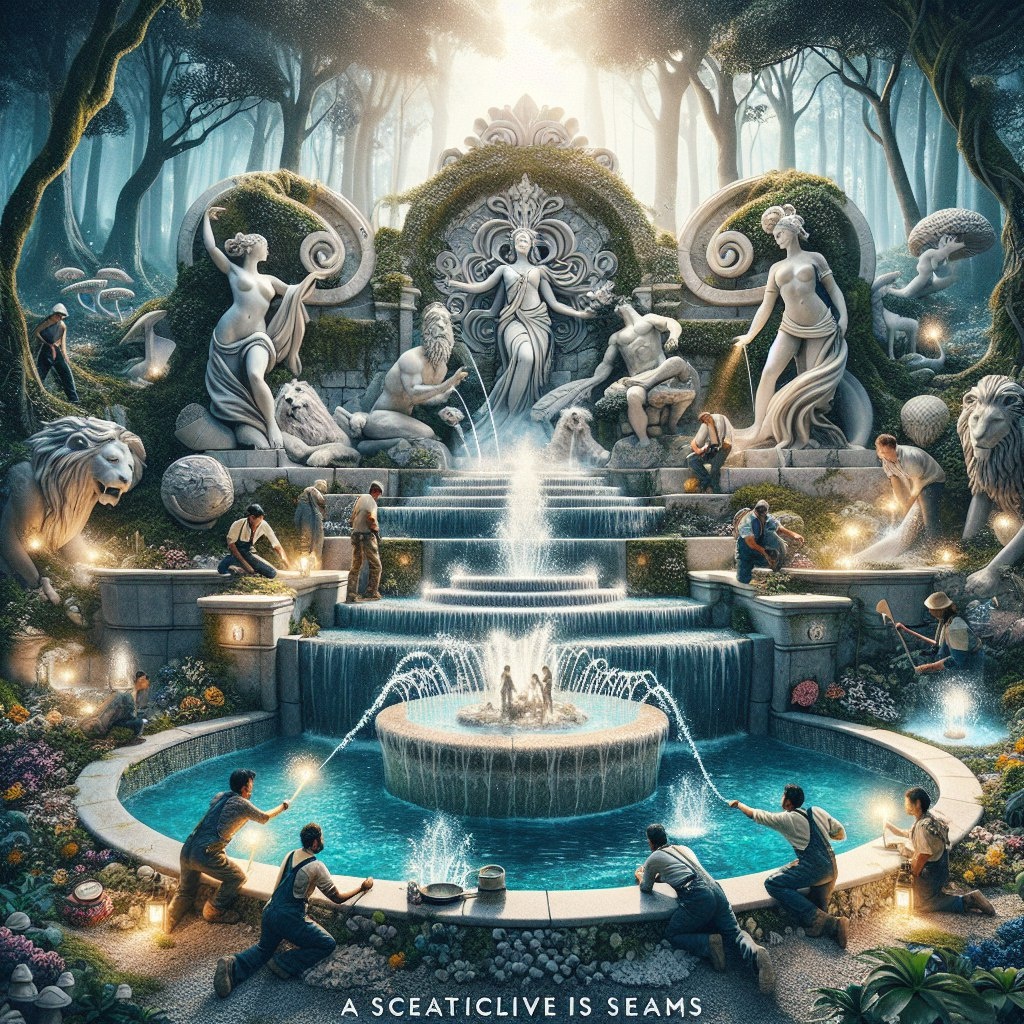 уличные фонтаны для частного дома