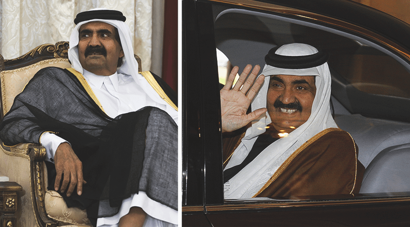 Отец нынешнего эмира- шейх Хамад бин Халиф Аль Тани