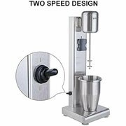 Молочный шейкер Valgus из нержавеющей стали, 1 л, бесшумный миксер для напитков на подставке для мороженого, фруктовых соков, тики и какао-напитков