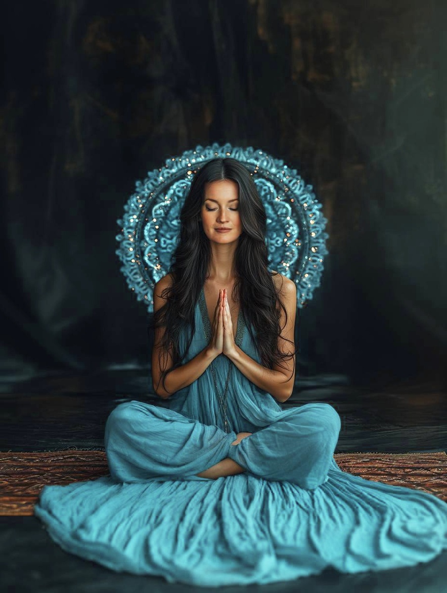 Мантра служит фокусирующим средством для концентрации и успокоения разума.