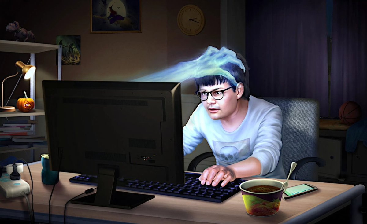 Игромания или патологический гэмблинг.