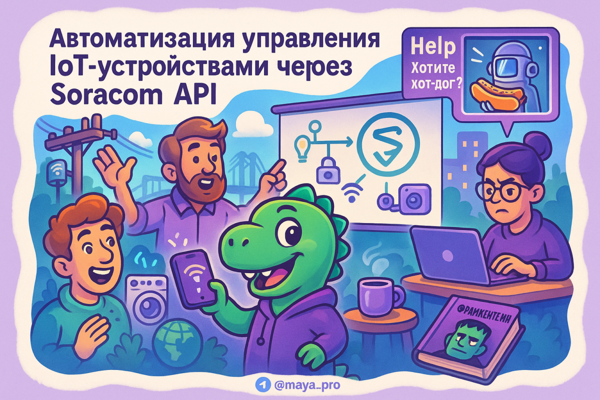    Автоматизация управления IoT-средой: как Soracom API и Make.com превращают хаос в порядок без лишних усилий Артур Хорошев