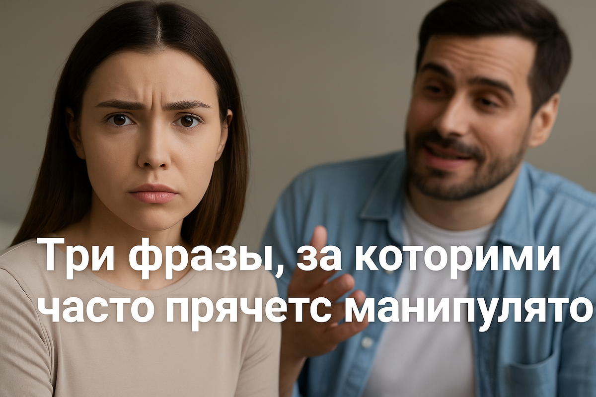 Три фразы, за которыми часто прячется манипулятор