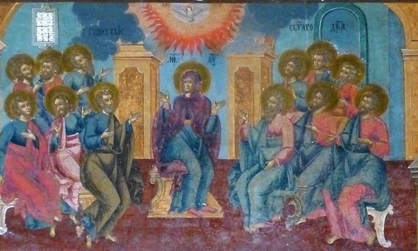 Сошествие Святого Духа. 18 в. Храм Рождества Пресвятой Богородицы. Боровск.