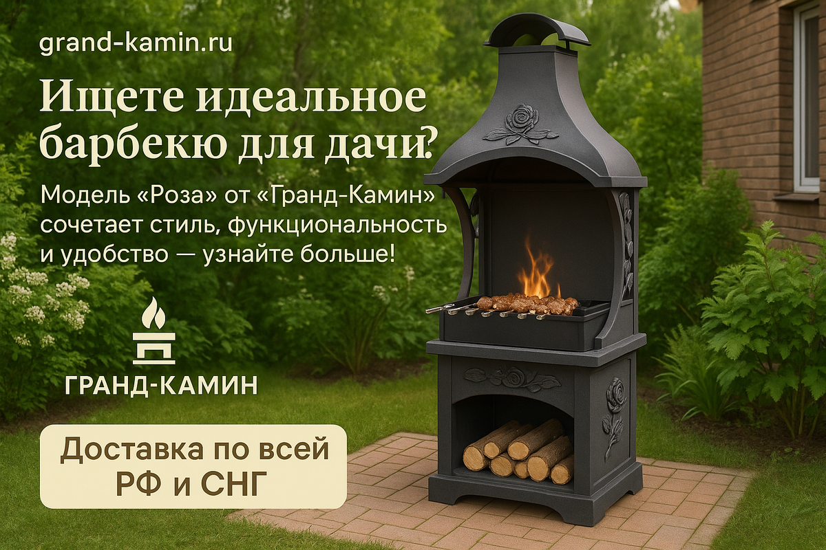    Барбекю Роза: как создать незабываемую атмосферу отдыха и вкусных угощений на даче Kamin