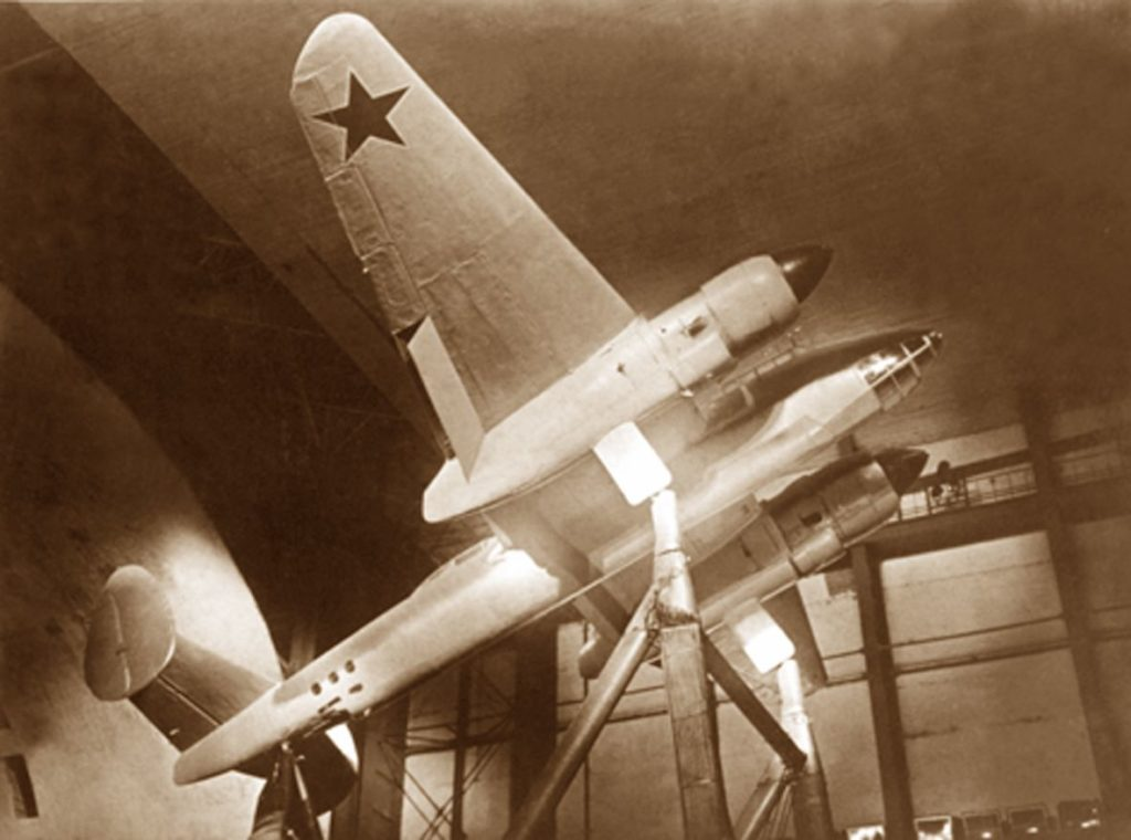 Ту-2 в аэродинамической трубе ЦАГИ