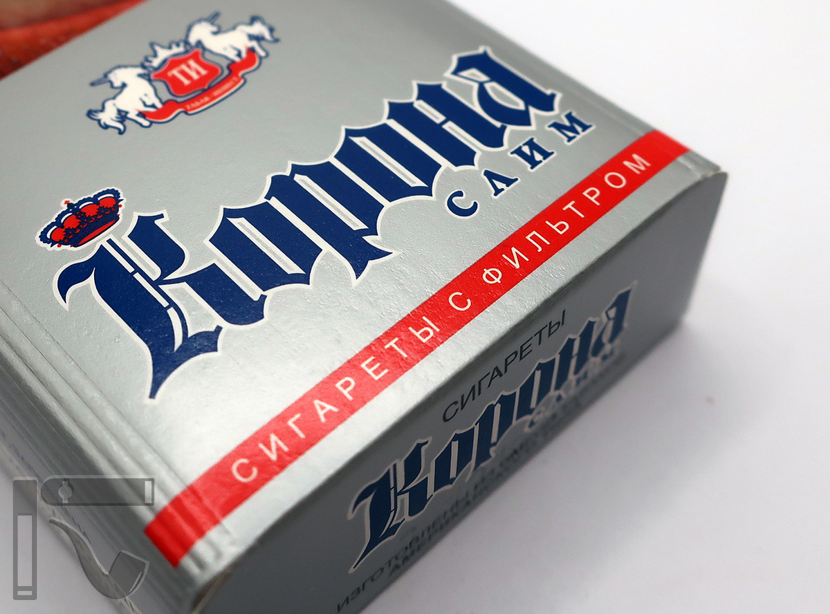 Сигареты "Корона Слим". Фото: © канал "Уголок Курильщика"
