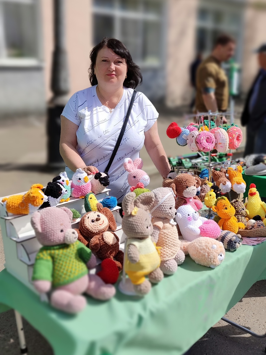 Фото с моей самой первой ярмарки в апреле 2024 г